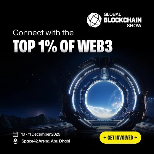 Reach 5,000 top-tier attendees, 200 visionary speakers, and 150 global media outlets at the Global Blockchain Show 2025. Maximize your brand visibility, connect with Web3 pioneers, investors & policymakers, and showcase your blockchain innovations on the world’s most powerful crypto stage. Our prestigious government & strategic partners include: * Cultural & Destination Partner: Abu Dhabi Convention & Exhibition Bureau 📍 Venue: Space42 Arena, Abu Dhabi 📅 Dates: 10–11 December 2025 Upcoming Edi