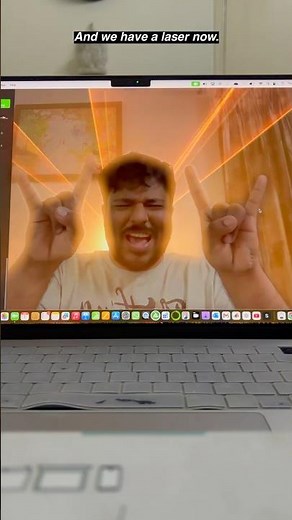 Facetime Reactions in Apple Devices #iPhone #apple #MacBook #ipad #hack #tech #viralvideo #ai