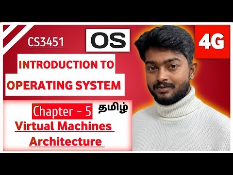 Architecture of Virtual Machines in Tamil | Introduction to Operating System in Tamil | CS3451 Tamil