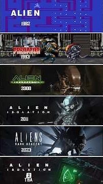 Evolution of Alien Games (1982-2027) 👽👾 #youtubeshorts #alien