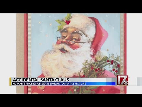 NC man's phone number is similar to Santa's hotline