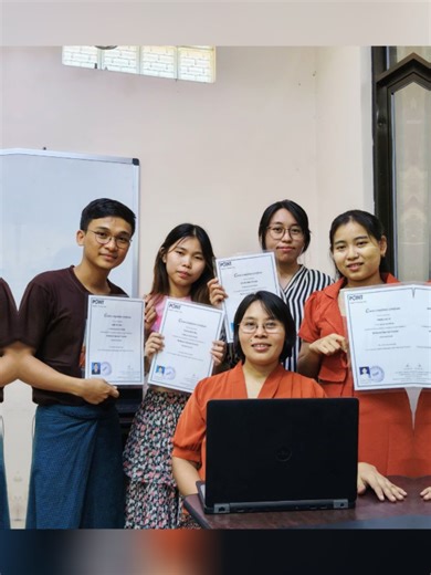 #pointcomputertraining #foryou #tiktokuni #certificate #အမှတ်တရ