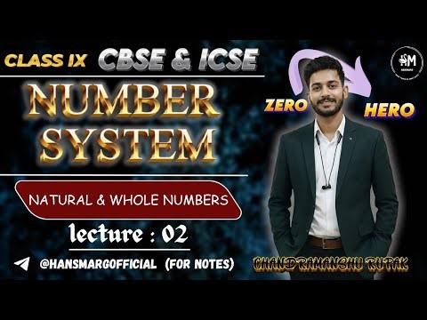 Class 9 Maths 🔥 | Natural Numbers vs Whole Numbers 😱 | Number System Lecture 2 (Hinglish)