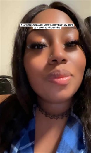 Your kingdom spouse I heard the Holy Spirit say don’t be in a rush to tell them this #kingdomspouse #fyp #reconciliation #spirituality