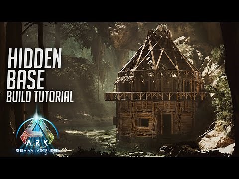 ARK: Survival Ascended | Hidden Base | Build Tutorial
