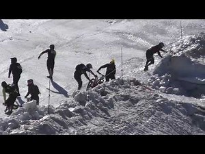 Horrific crash at the Mountain of Hell downhill mountain bike race
