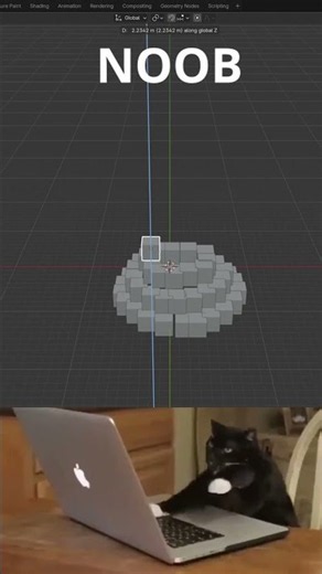 Blender Noob Vs Pro