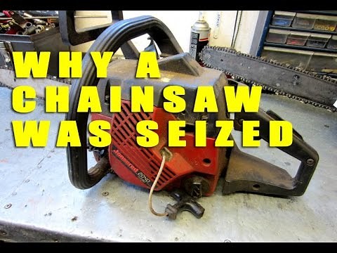 Quick Repair Of A Seized Jonsered 2040 Chainsaw