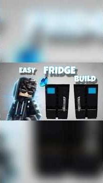 Want To Build Easy And Elegant Fridge Design| #shorts #youtubeshorts #viral #creative #minecraft
