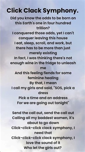 Click Clack Symphony – RAYE | This Music May Contain Hope | Lyrics #shorts