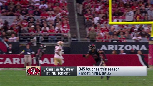 49ers-Colts MNF fantasy projections 'NFL Fantasy Live'