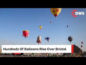 Hundreds Of Balloons Rise Over Bristol At Iconic Balloon Fiesta Event | DWS News | AA14
