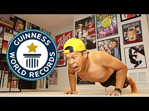Most Push ups in 5 mins - Guinness World Records