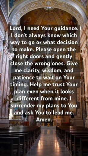 Prayer for Guidance and Direction