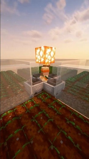 Minecraft Timelapse | Easy Automatic Villager Crop Farm! #minecraft #shorts