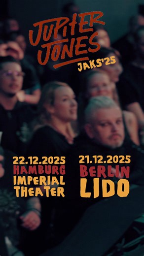 Liebe Freunde, das Konzert in Hamburg ist so gut wie ausverkauft. Wer noch dabei sein will sollte bald ein Ticket kaufen:) Just sayin ... https://jupiterjones-shop.de/tickets/ Habt einen guten Sonntag