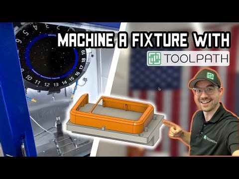 Machining a Fixture with Toolpath