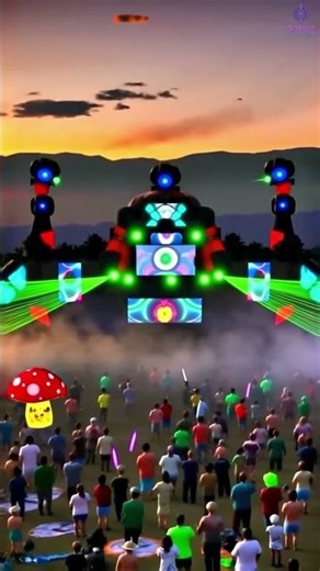 Full On PsyTrance Festival – Ultra Hypnotic Visual Experience | Mind-Bending Cosmic Stage