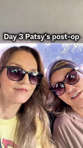 Day 3 on the twin Guadalajara facelift journey.. Patsy is getting some of her brow lift anchor sutures removed today by Dr. Fabian Mendoza. #guadalajarafacelift #twinfaceliftdiaries #over50glowup | Peggy L. Marchetti
