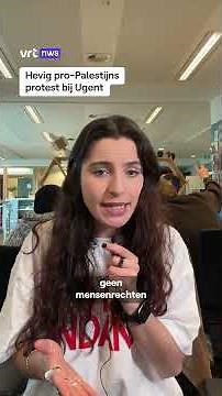 Intense pro-Palestinian protest at UGent