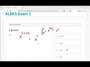 Aleks Math Practice Exam 1