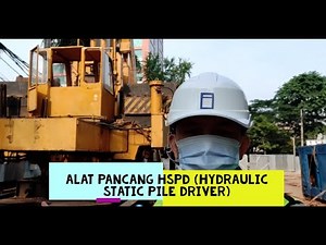 METODA KONSTRUKSI - ALAT PANCANG HSPD (HYDRAULIC STATIC PILE DRIVER) #konstruksi #pondasi #pancang