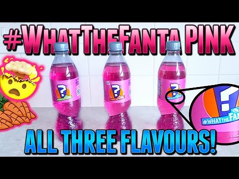 Fanta Pink Mystery Flavour Review #WhatTheFanta (ALL THREE FLAVOURS!)