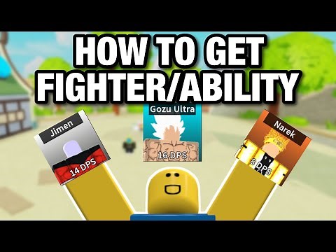 HOW TO GET ANY FIGHTERS AND ABILITIES! Anime Battlegrounds X