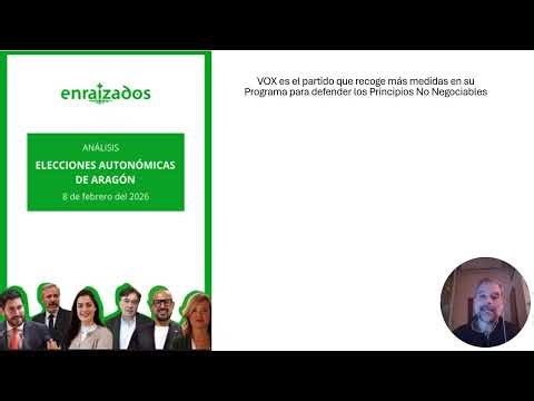 Informe sobre las elecciones autonómicas en Aragón 2026