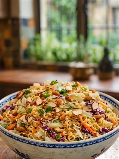 Crunchy Asian Ramen Noodle Salad Recipe
