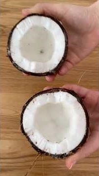 Coconut shell hack that actually works #lifehack #cooking #shorts