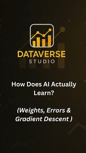 How AI Learns: Weights, Errors, and Predictions Explained Visually | Beginner-Friendly ML Concept