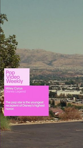 Miley Cyrus - Disney Legend | Pop Video Weekly