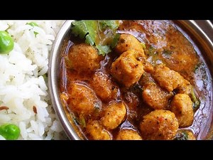 सोयाबीन ची झणझणीत रस्सा भाजी | Soybean Chunks Spicy Curry Recipe