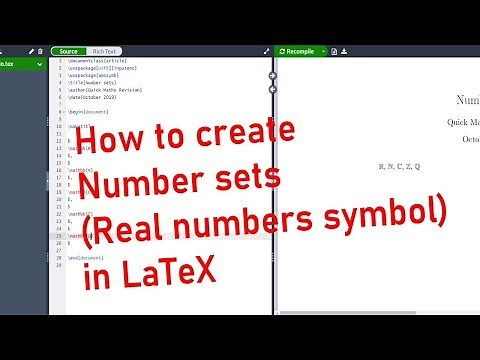 Number sets symbols in LaTeX/Overleaf (Making the Real Numbers symbol)