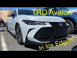 TRD Avalon in Ice Edge/ Next Year's TRD Pro Color!?!