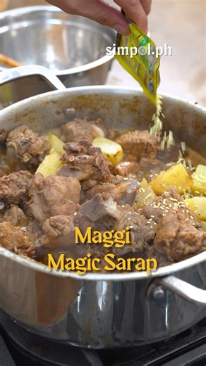 Rich, hearty, and deeply satisfying—Pork Ribs Caldereta takes the classic Filipino stew to another level with tender, fall-off-the-bone ribs simmered in a thick, savory tomato-based sauce. | Simpol.PH