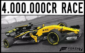 【极限竞速7】F1纽北狂飙50圈！!价值400万CR的一场比赛！