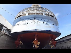 Utopia of the Seas, Last Oasis-Class Cruise Ship, Touches Water for First Time: Float Out Explained