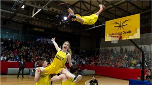 57K views · 432 reactions | Astonishment, Amazement, Awe... these killer Freestyle Dunk Moves will leave you speechless! Navdušenje, Občudovanje, Strast... ta akrobatska zabijanje te bodo pustila brez besed! | Dunking Devils | Facebook