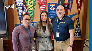 Recently, NYSUT Executive Vice President Jaime Ciffone headed to Pelham, NY to tour the school district she attended. In discussions with educators and school staff, Ciffone and members covered everything from our Science of Reading program to our work to #FixTier6. | NYSUT - A Union of Professionals
