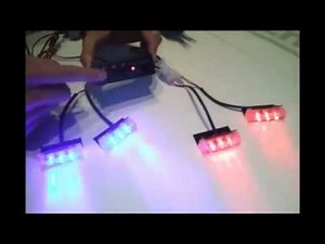 LED Strobe Kit with Red/Blue - Oznium.com