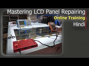 LCD LED 4k TV Panel Repairing Online Training Hindi