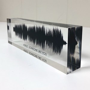 Personalized Soundwave Art, Scannable QR Code, Custom Song Plaque - Etsy