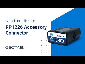 How to Install a GO device in a Vehicle with an RP1226 Accessory Connector