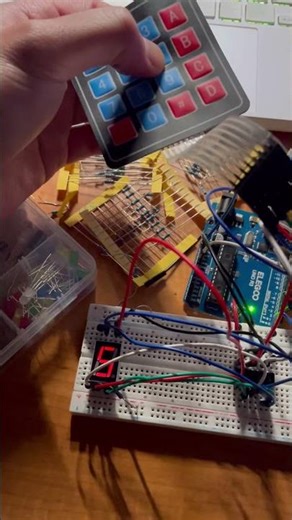 Arduino Keypad Display #arduino #arduino #led