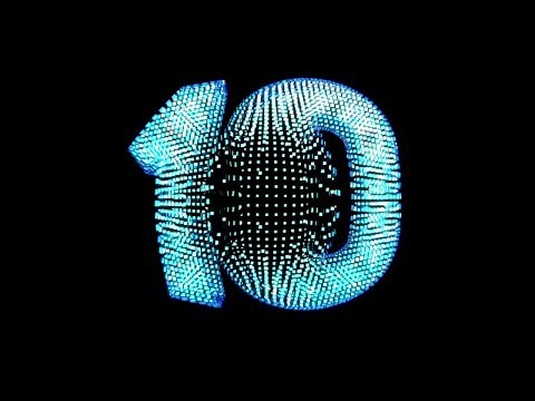 💠 10 Second Timer 3D Countdown– Futuristic Particle Animation | HD Digital Timer