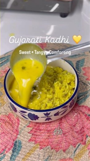 Gujarati Kadhi | The kind of food that fixes your mood 💛