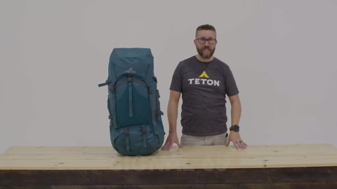 Teton 65L Signal backpack, durable and ready for hiking, camping or backpacking. Perfect lightweight travel bag with more room than you think, Alpine