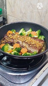 Simple pero Masarap na Luto sa Tuna Belly! Pan grilled Tuna with Garlic and Veggies | Nena Osorio Vlog
